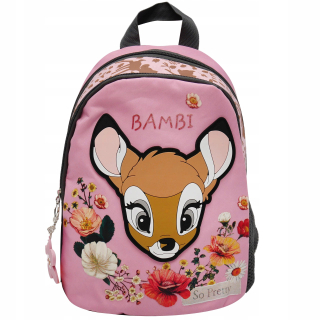Viackomorový batoh do škôlky pre dievčatá Bambi Beniamin, čierny
